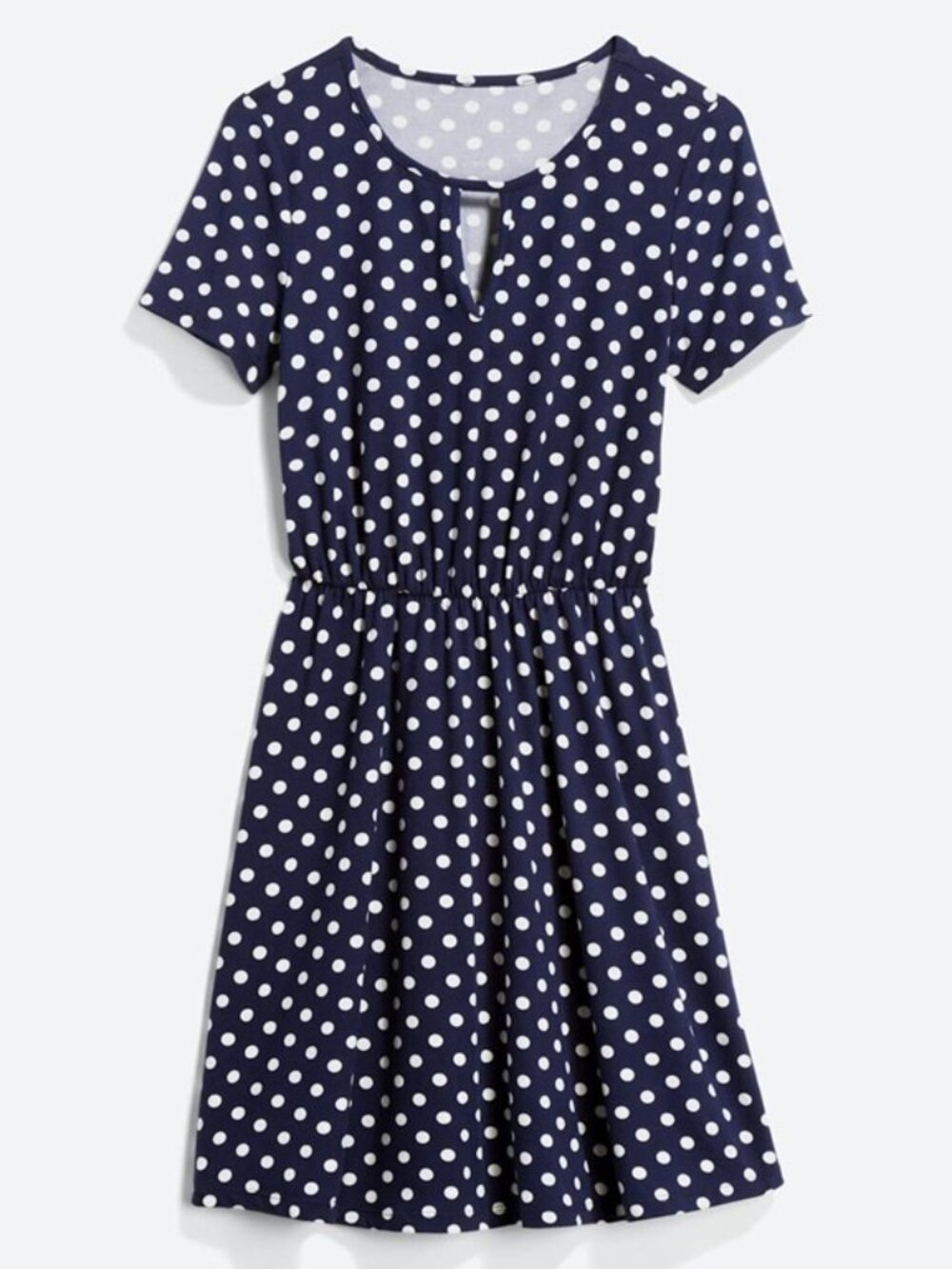 French Grey Maella Brushed Knit Polka Dot Dress - Stitch Fix - Worn Once